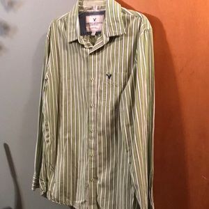 AE Stripe button down shirt!